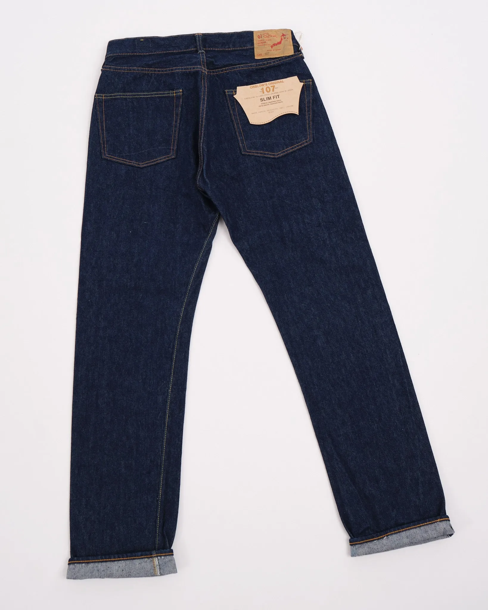 107 IVY FIT SELVEDGE DENIM ONE WASH