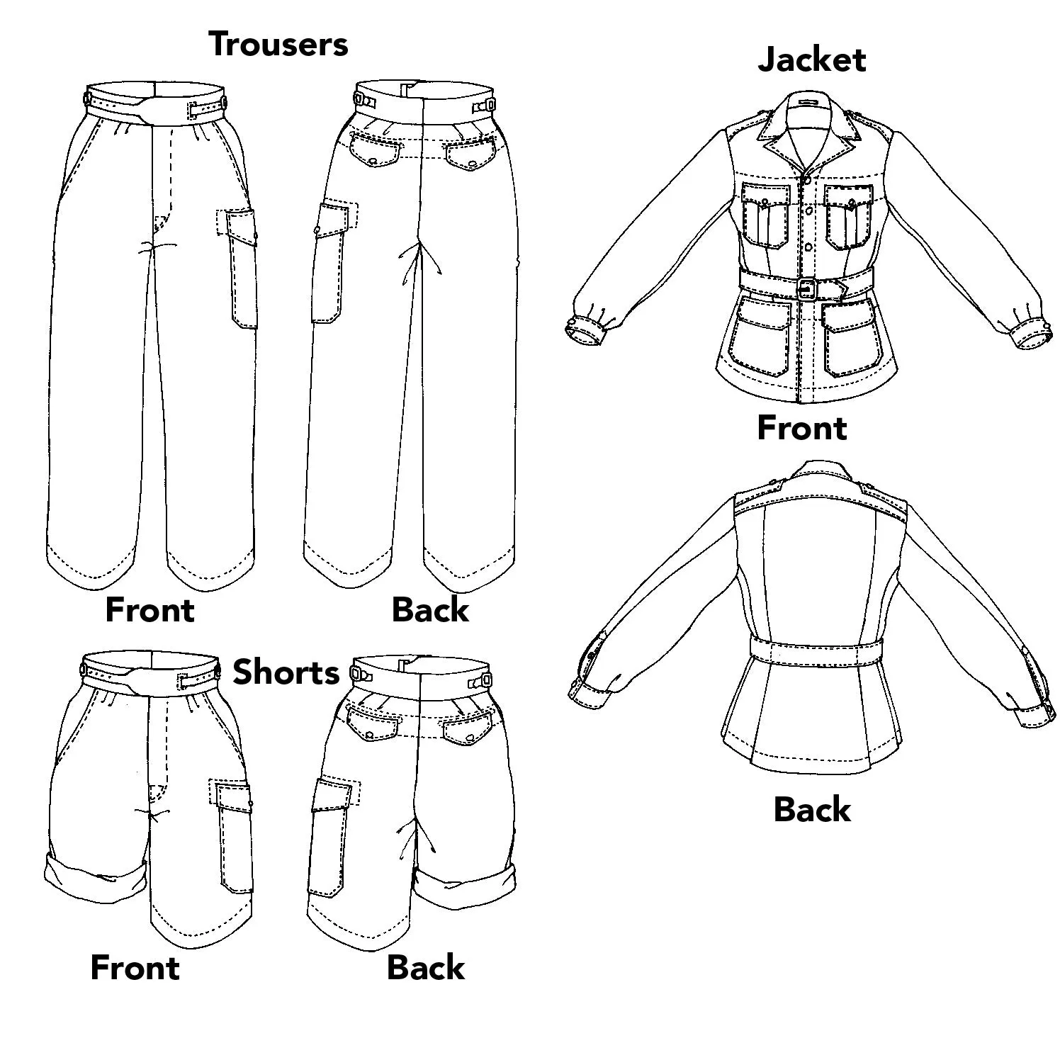 130 Australian Bush Outfit - PDF