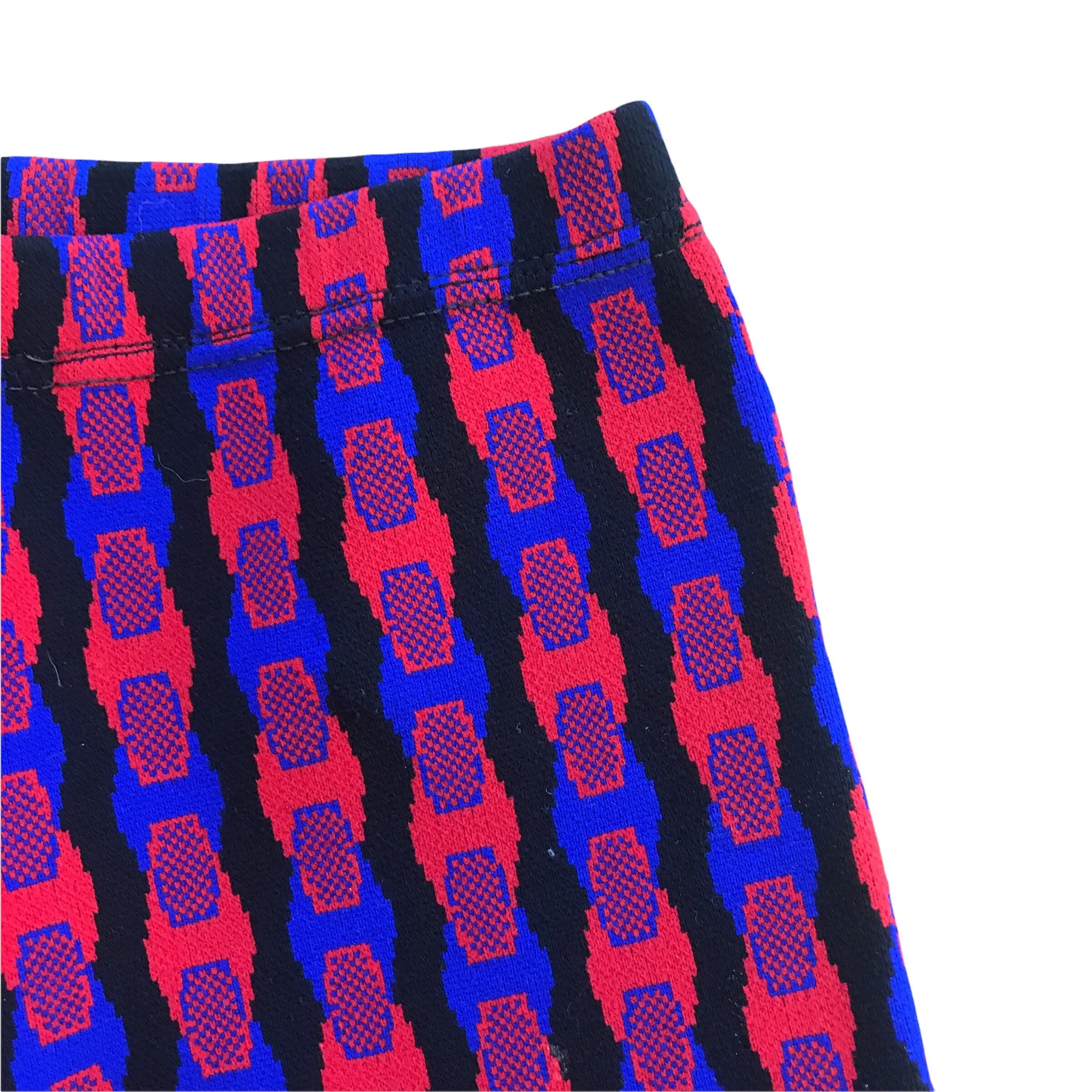 1960s Vintage Red / Blue Nylon Toddler Bottoms 18-24M