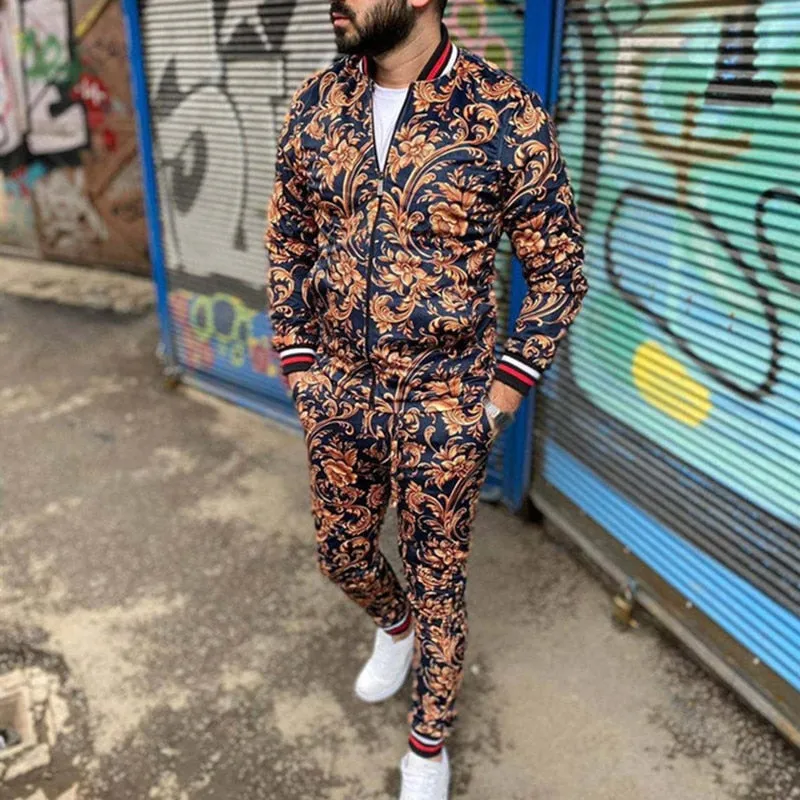 2022 2 Pieces Sets Men  Jackets Pants Tracksuit  Clothes