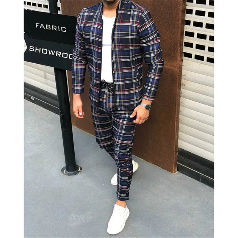 2022 2 Pieces Sets Men  Jackets Pants Tracksuit  Clothes