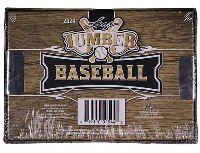 2024 Leaf Lumber Baseball Hobby Box 1 pack per box. 4 cards per pack