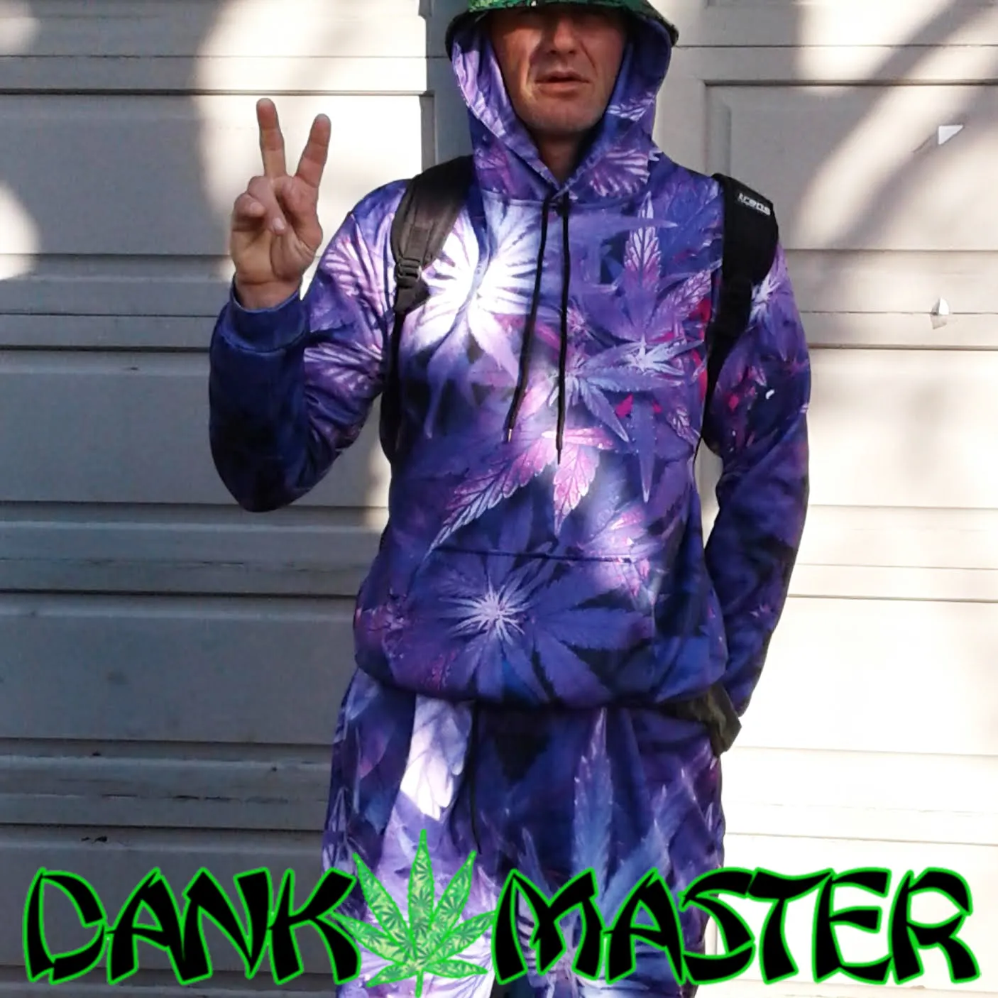 [42% OFF] Dank Master Purple Leaf Hoodie