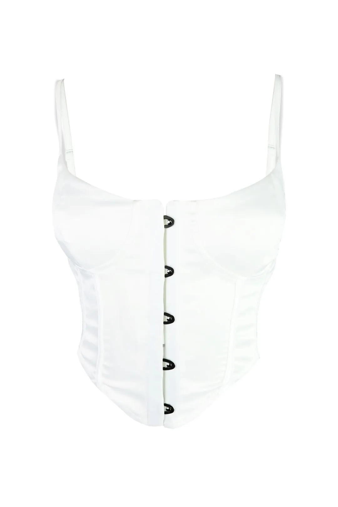 Aisha Satin Front Closure Corset