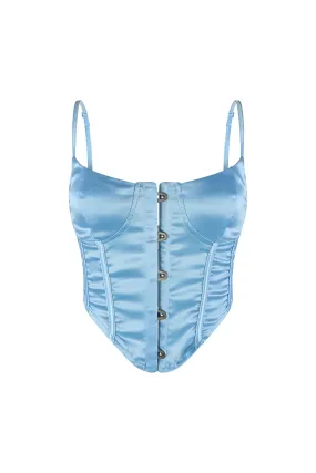 Aisha Satin Front Closure Corset