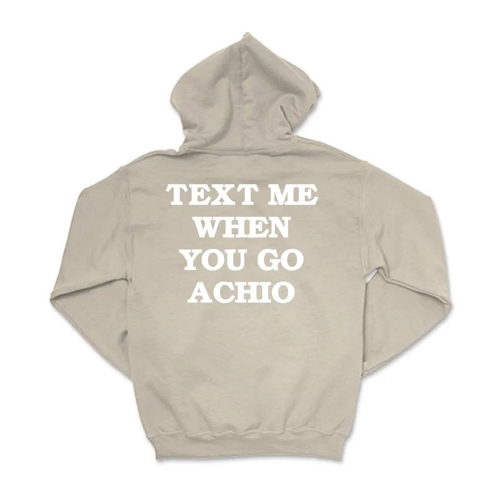 Alpha Chi Omega // Text Me Hooded Sweatshirt