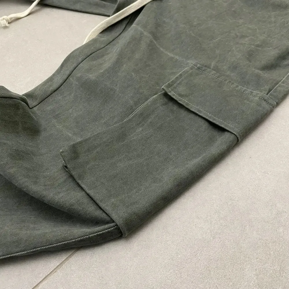 Ankle-Zip Cargo Pants