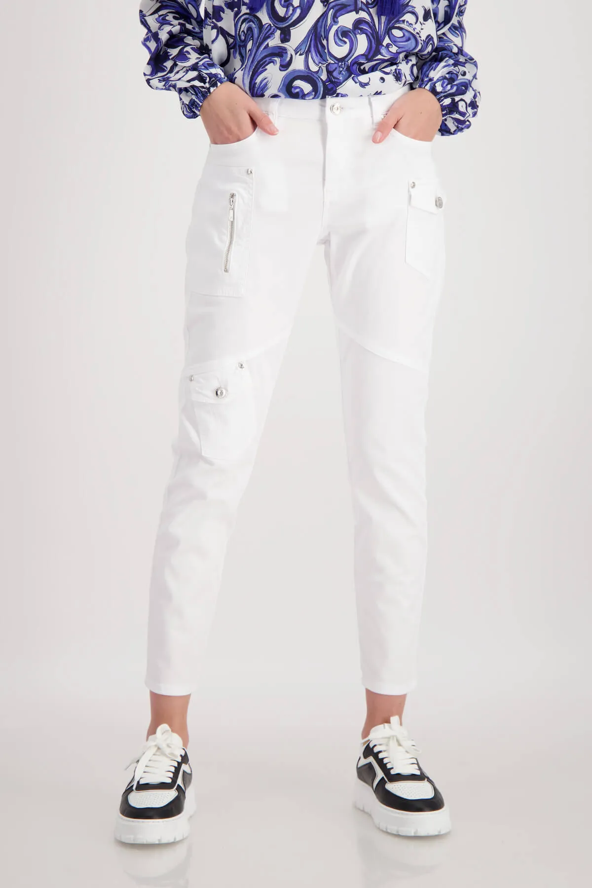 Antique White Cargo Pants