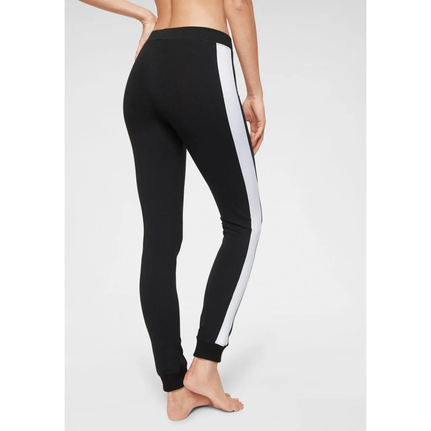 Arizona Black Leggings with contrasting stripe