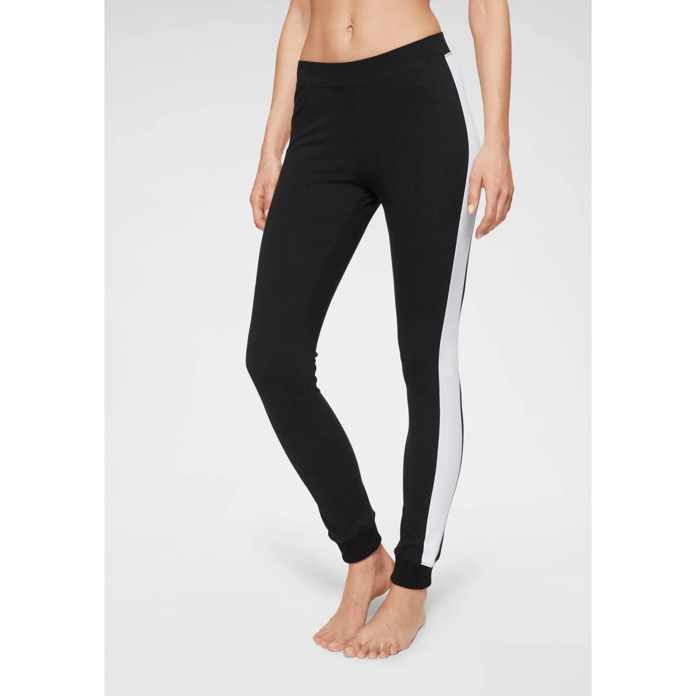 Arizona Black Leggings with contrasting stripe