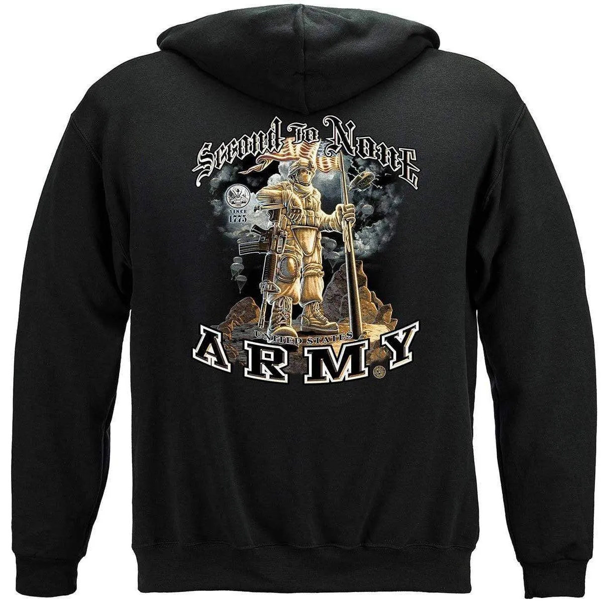 Army Second To None Premium Hoodie