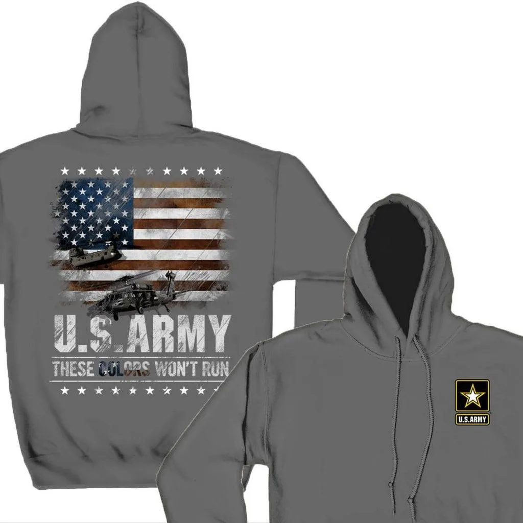 Army These Colors Won't Run Hoodie