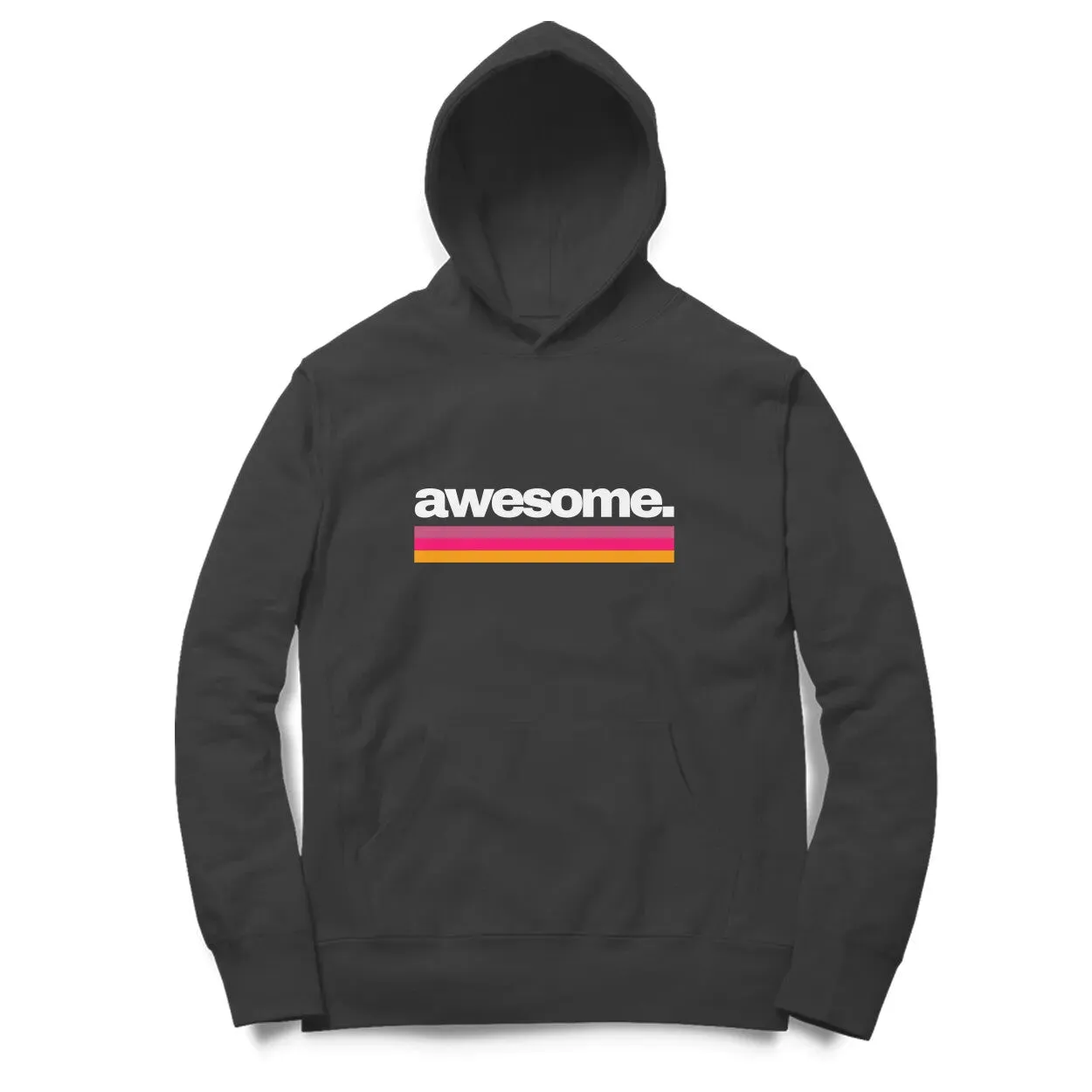 Awesome Unisex Typographic Print Cotton Hoodie For Men and Women