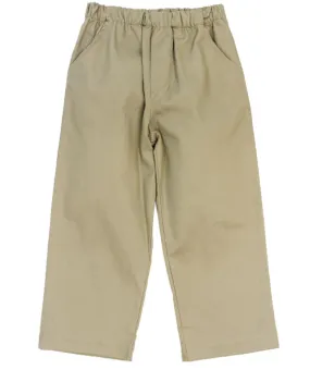 Bailey Boys Elastic Waist Pant in Khaki Twill