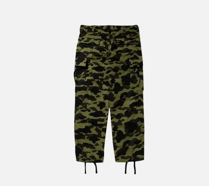 Bape 1ST Camo Cargo Pants Green 001PTI301019MGRN