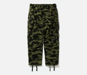 Bape 1ST Camo Cargo Pants Green 001PTI301019MGRN