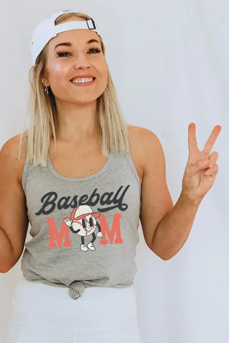 Baseball Mom Cartoon 4309_tank