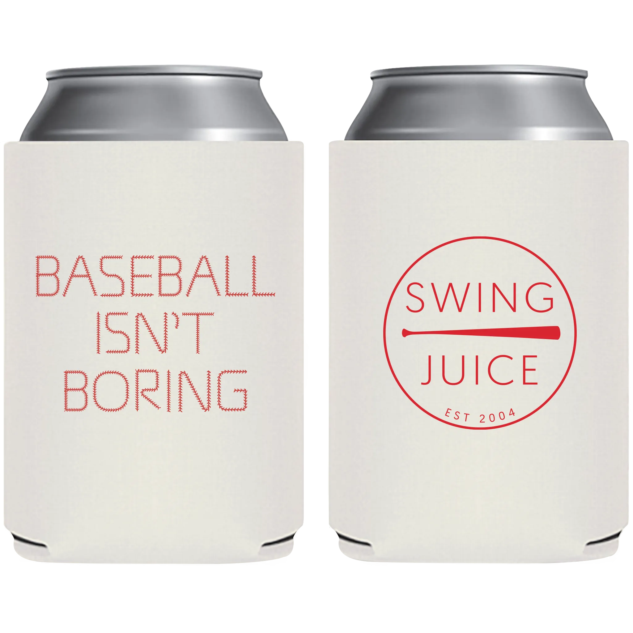 Baseball Official Baseball Isn't Boring Koozie White