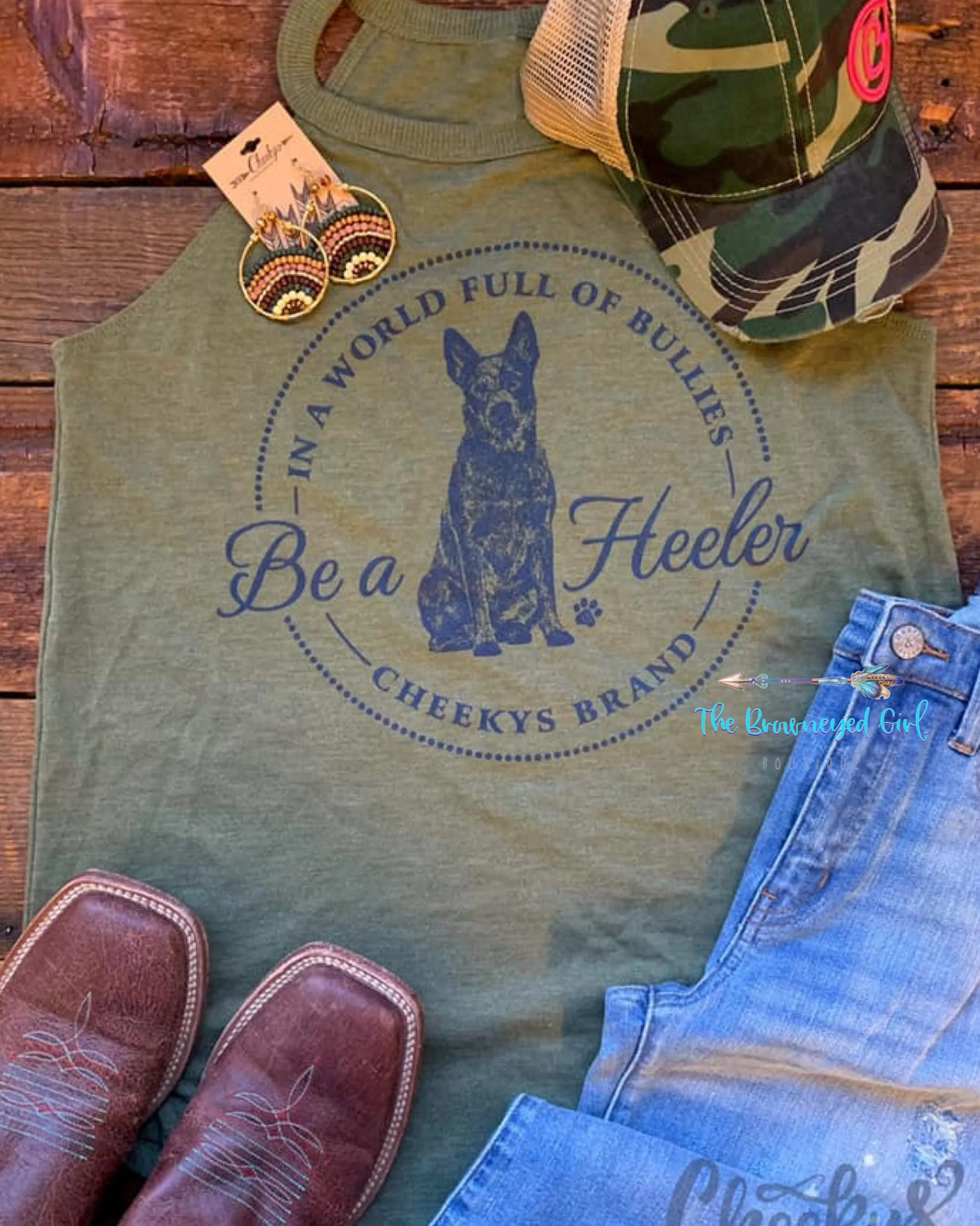 Be A Heeler Rocker Tank or Tee