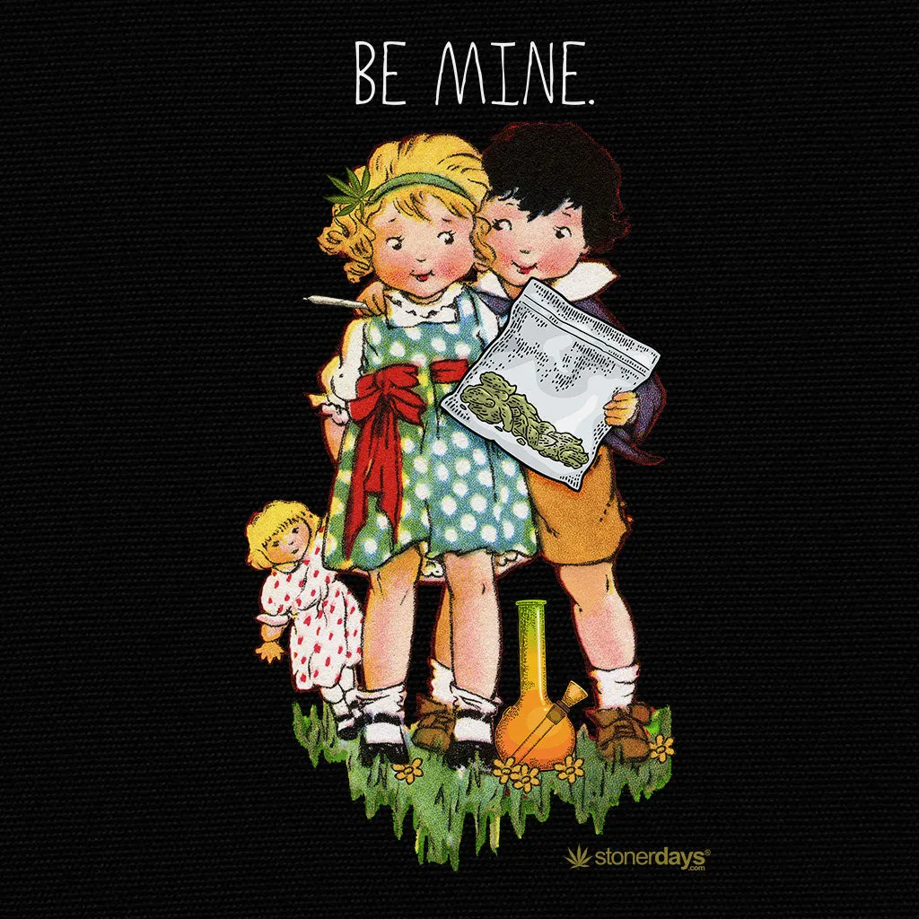 Be Mine Crop top Hoodie