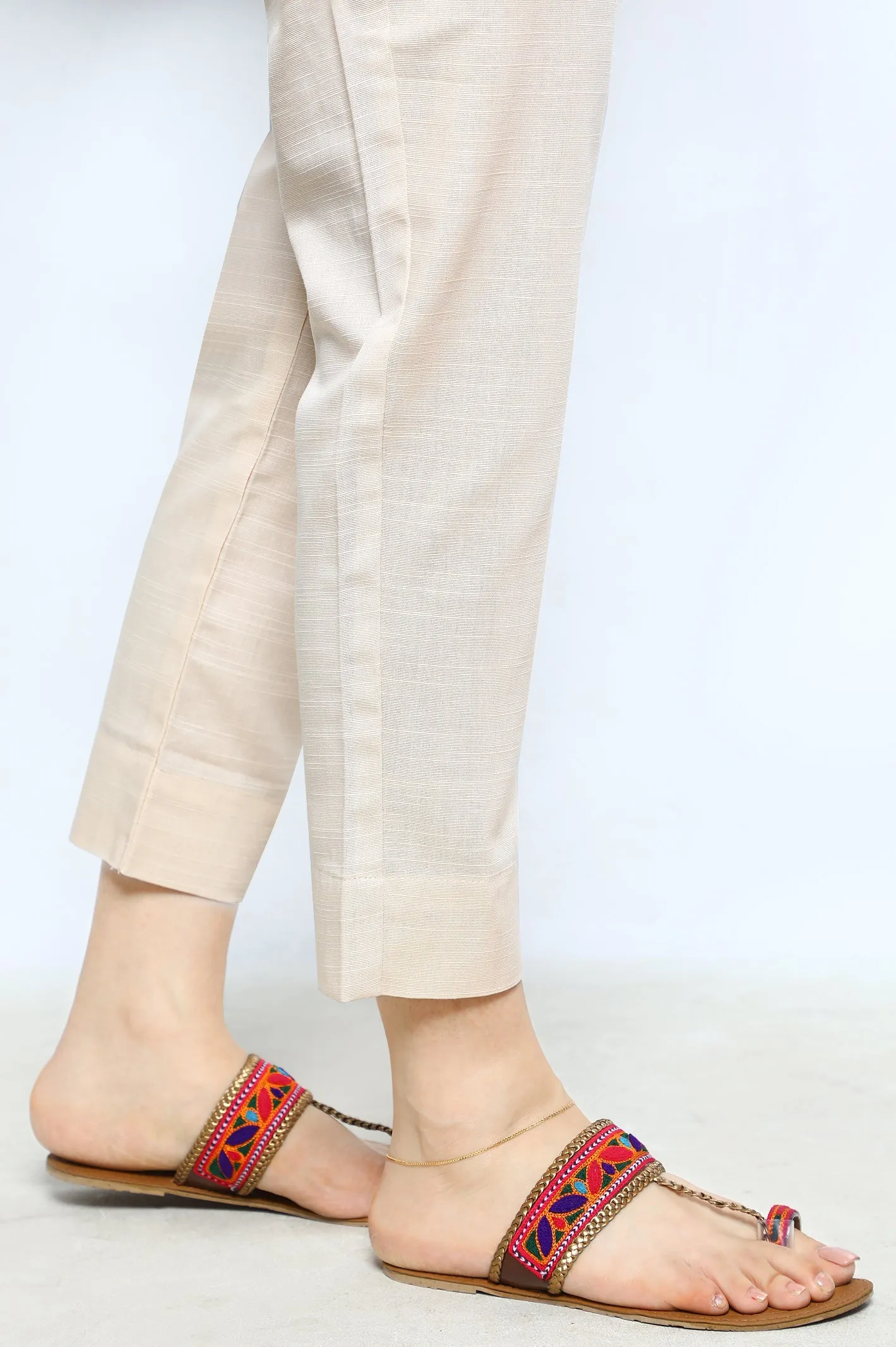 Beige Ladies Trouser