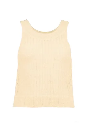 Beige Sweater Tank