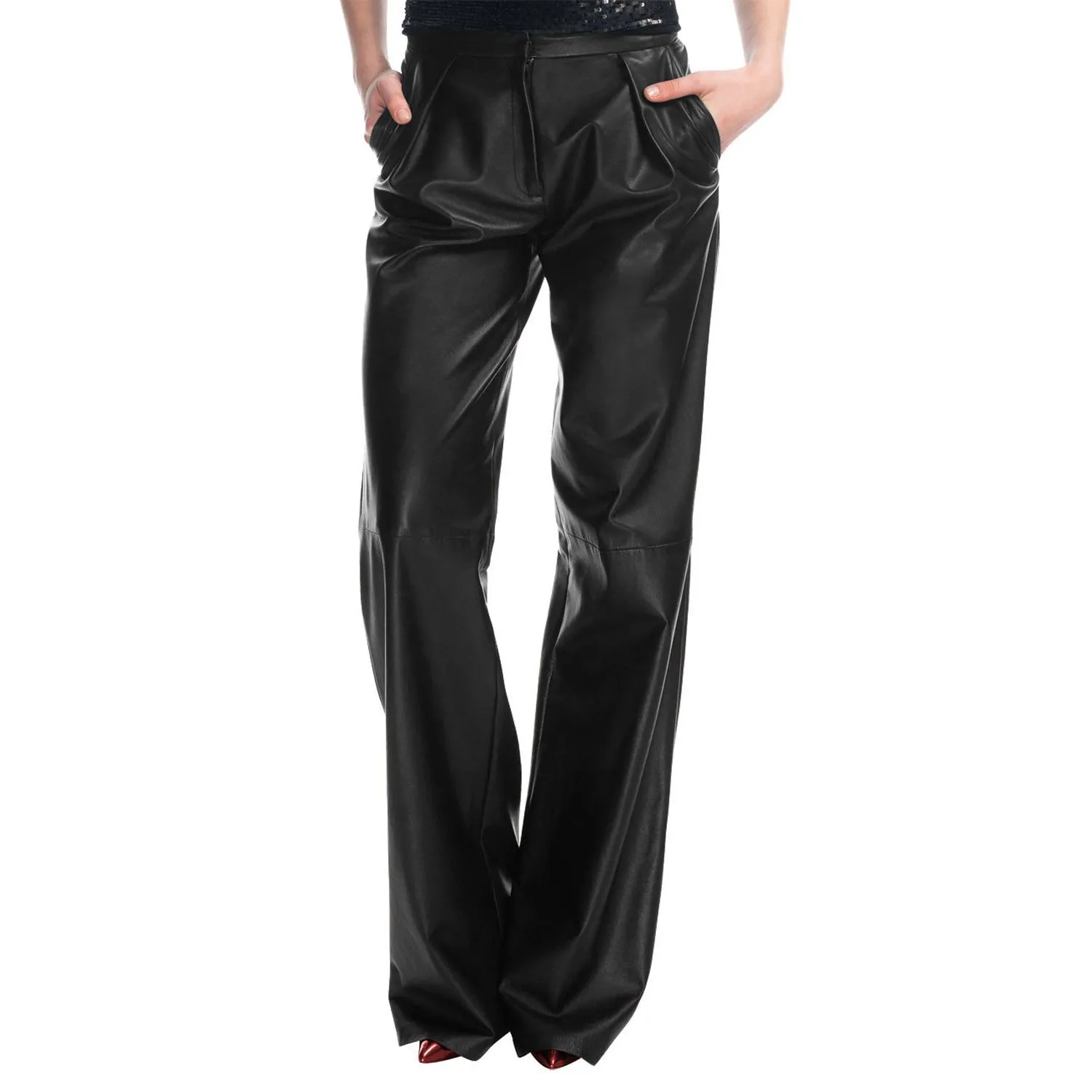 Bell bottom leather pants (style #6)