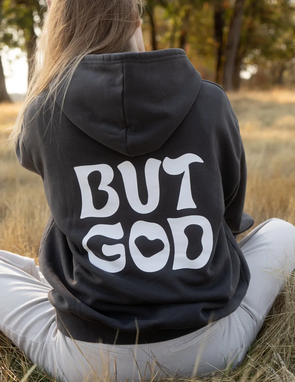 But God Grey Unisex Hoodie