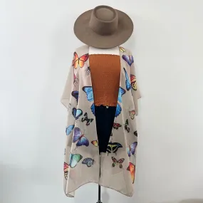 Butterfly Kimono - Taupe