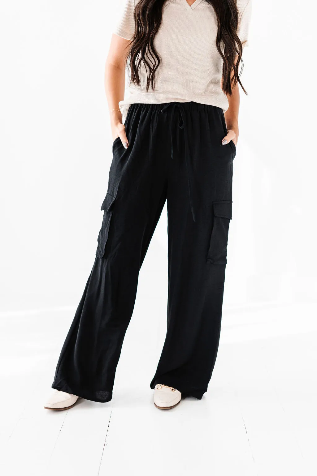 Carrie Cargo Wide Leg Pants