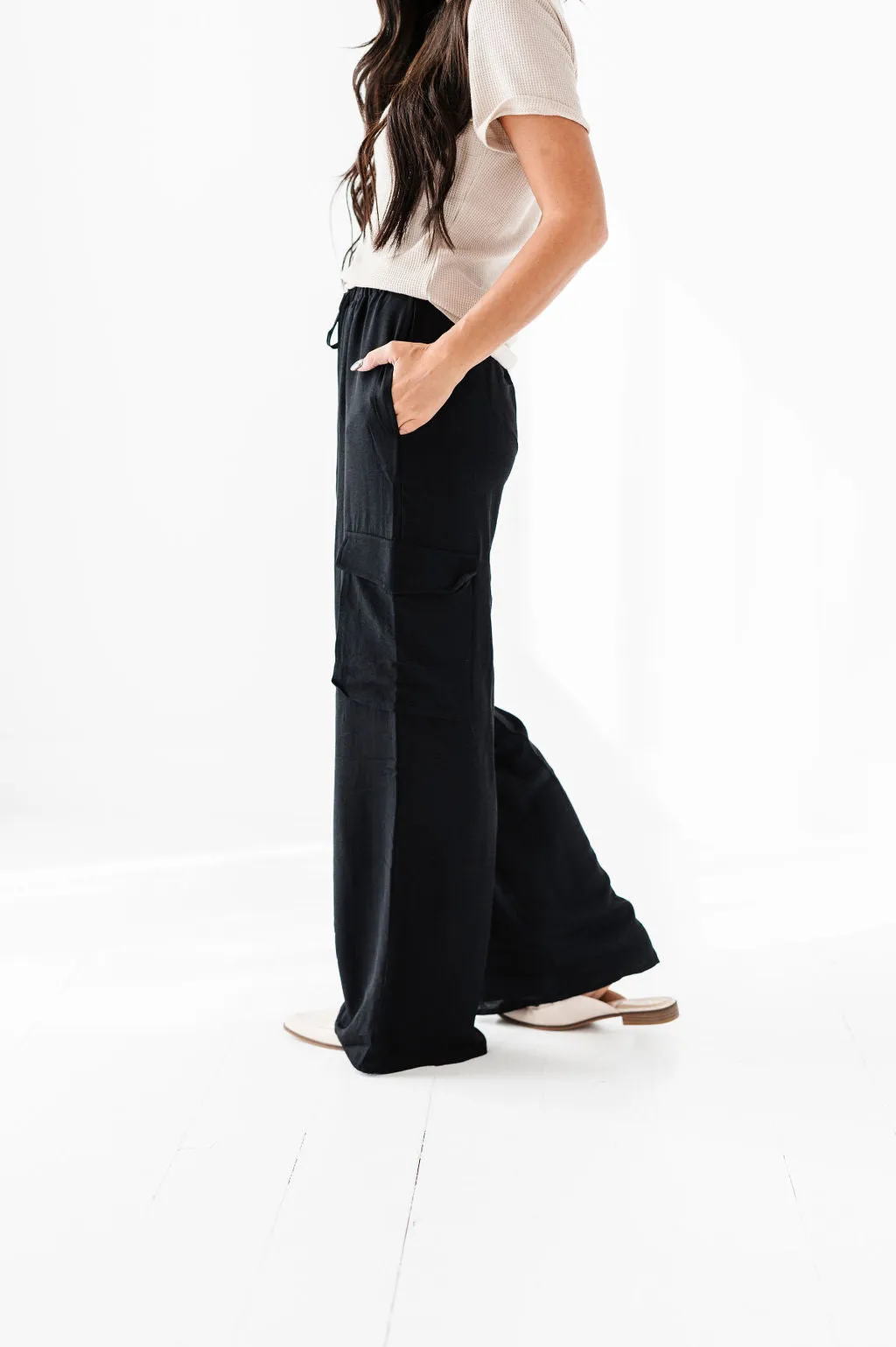 Carrie Cargo Wide Leg Pants