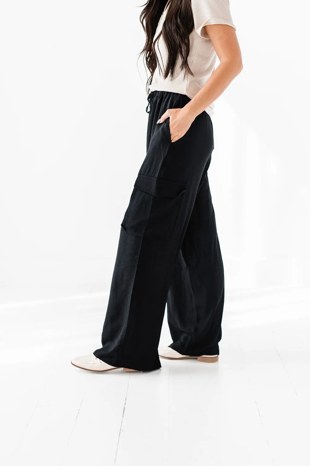 Carrie Cargo Wide Leg Pants