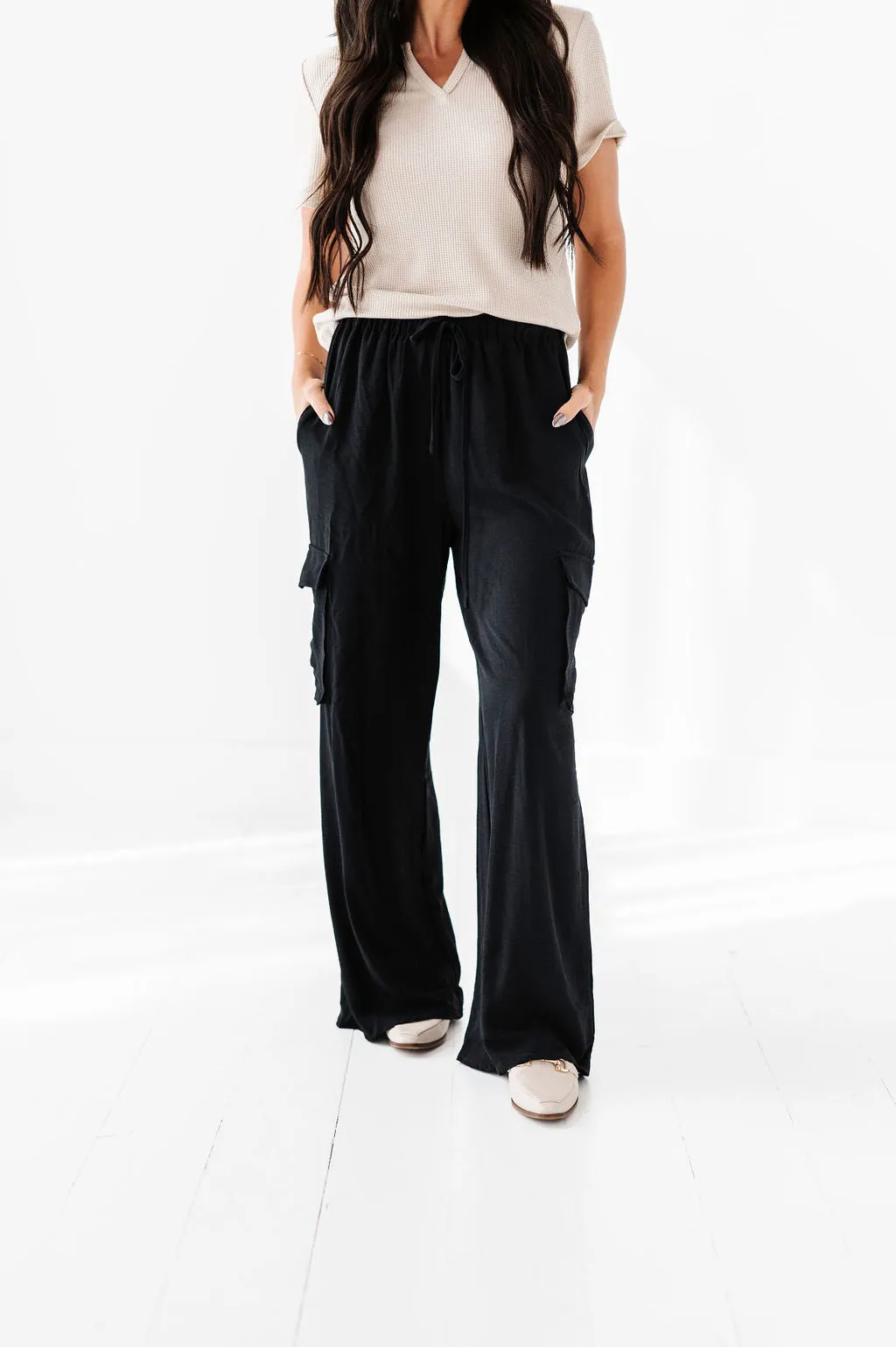 Carrie Cargo Wide Leg Pants