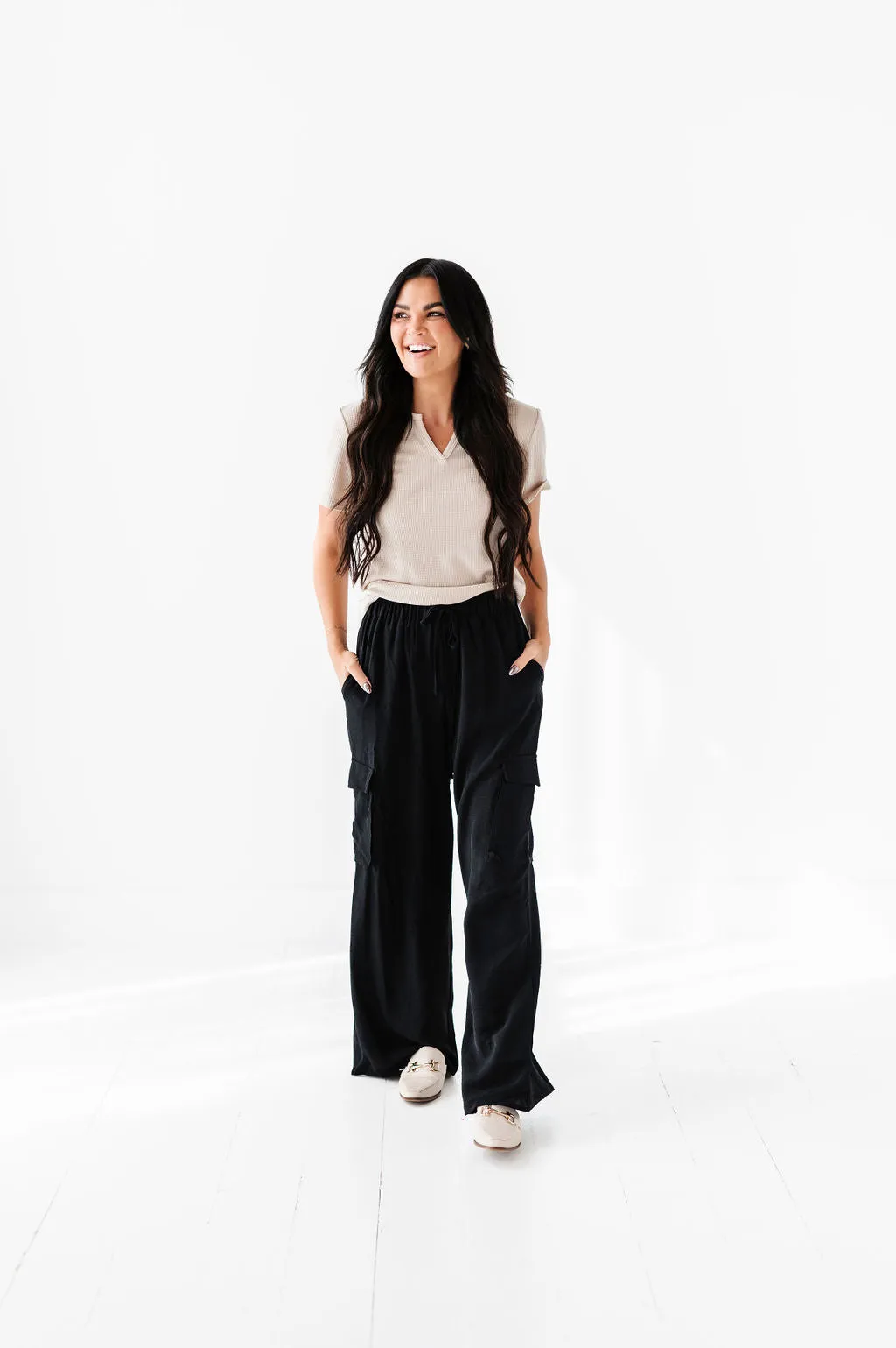 Carrie Cargo Wide Leg Pants