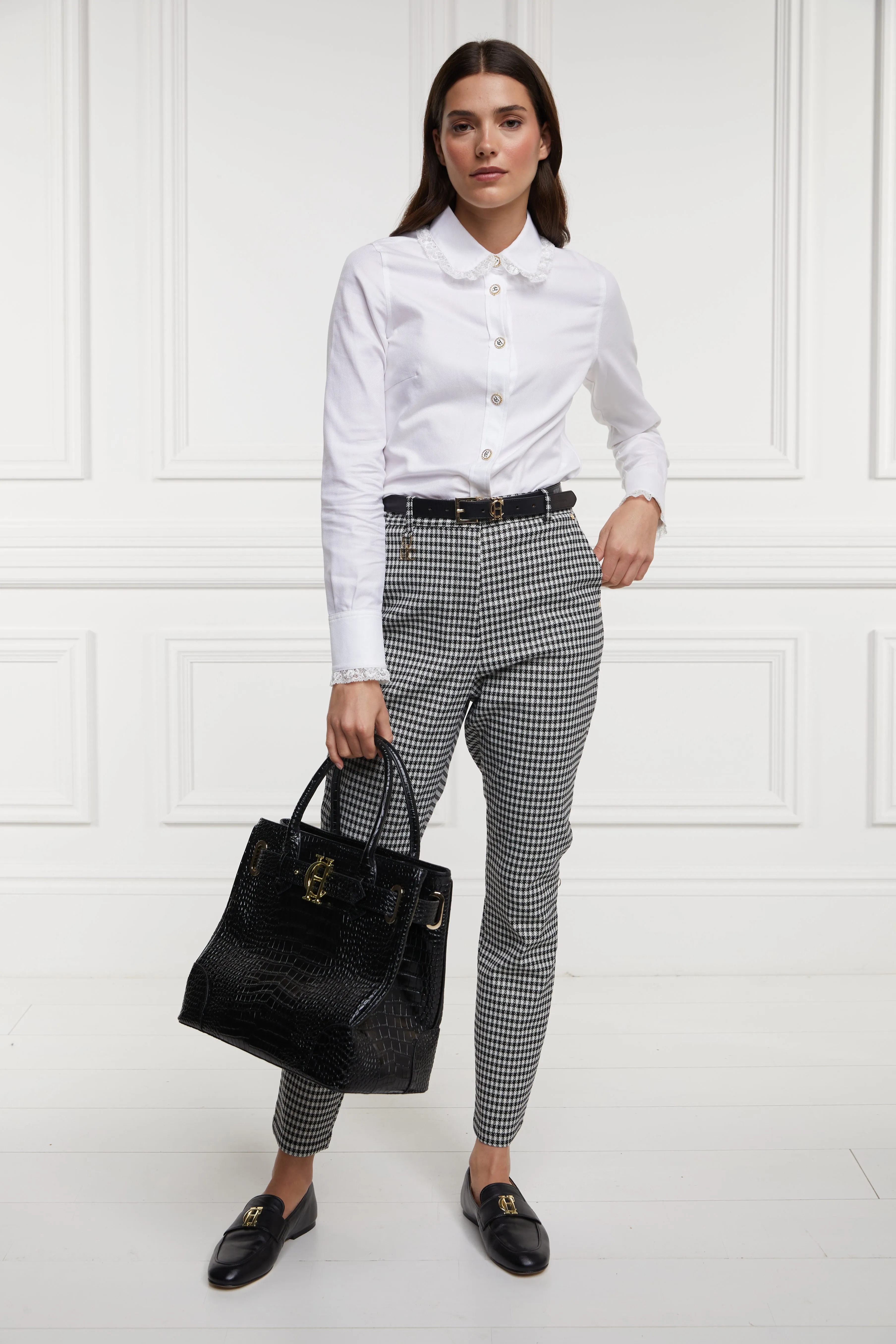 Charlton Trousers (Houndstooth Gold)