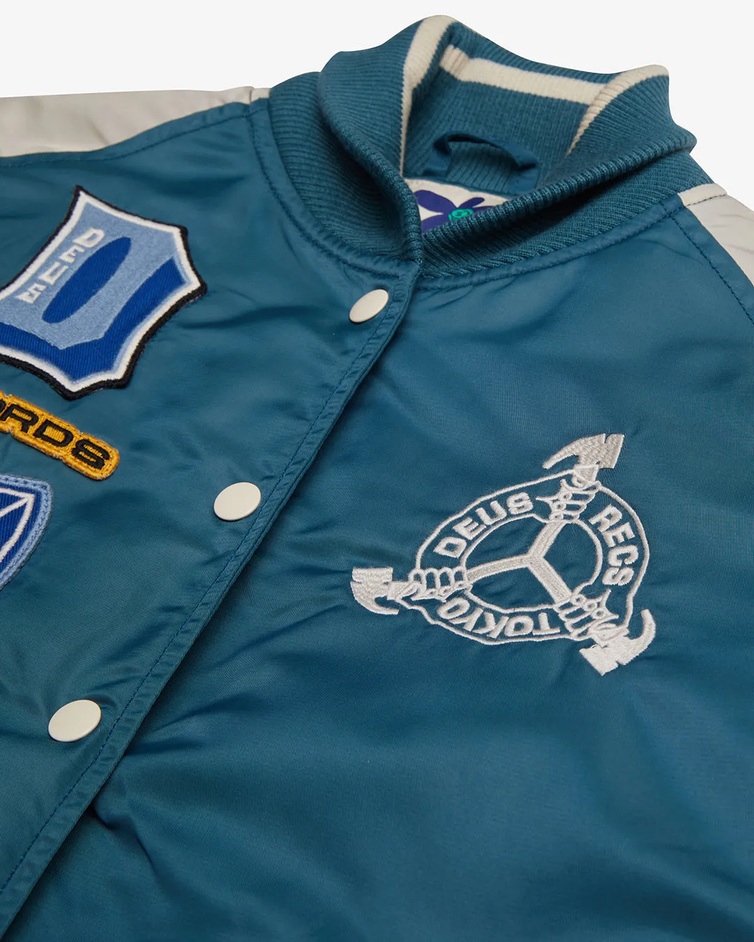 Chromatic Varsity Jacket - Mallard