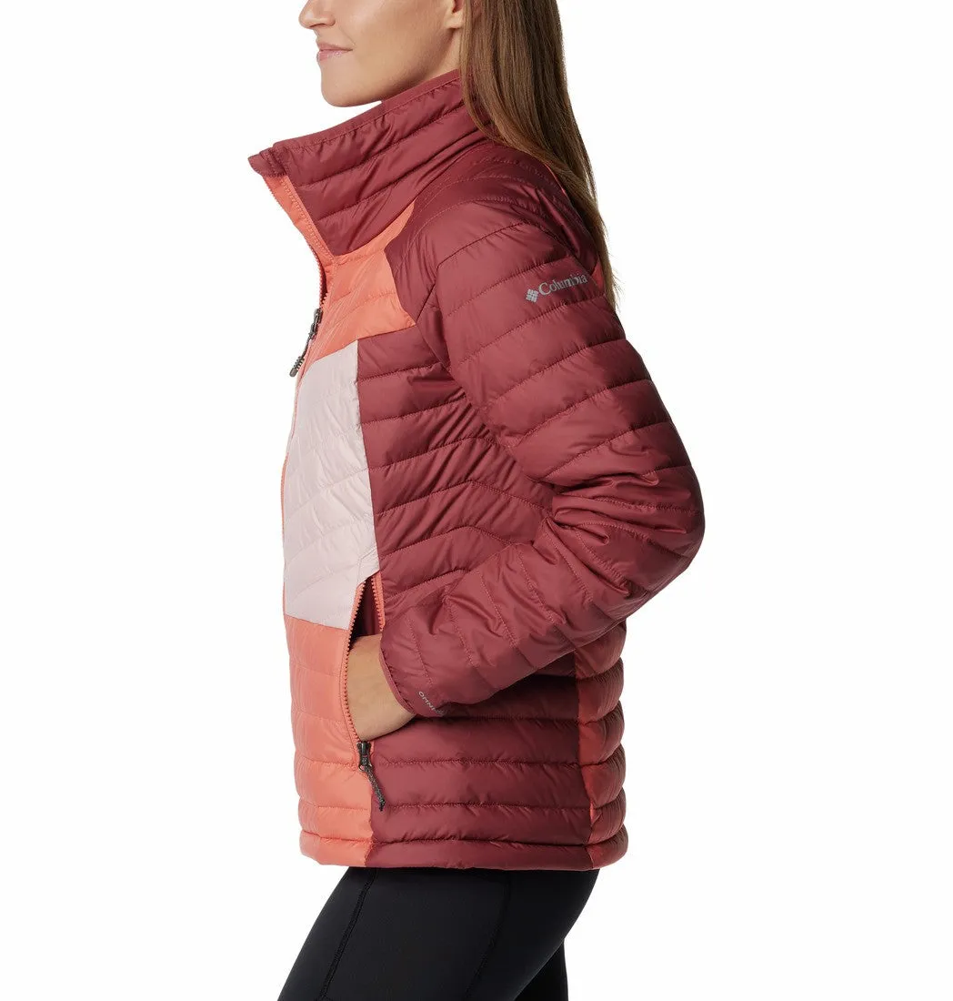 Columbia Ladies Powder Lite Insulated Jacket-BEETROOT