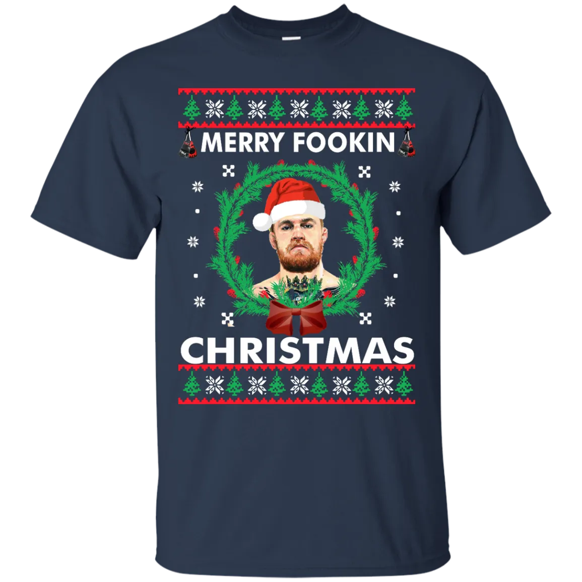 Conor Mcgregor Christmas Sweater, Shirt: Merry Fookin Xmas