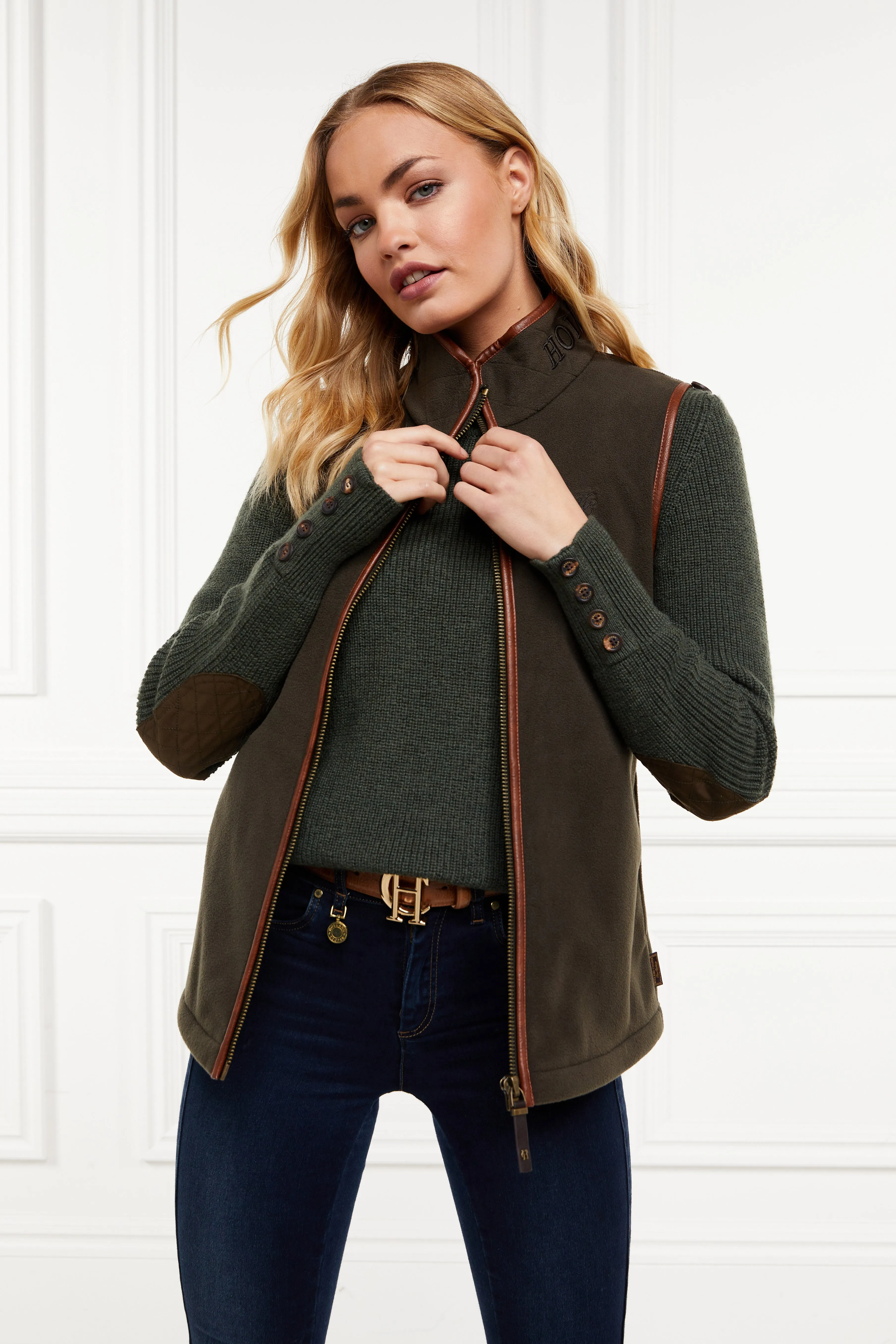 Country Fleece Gilet (Khaki)