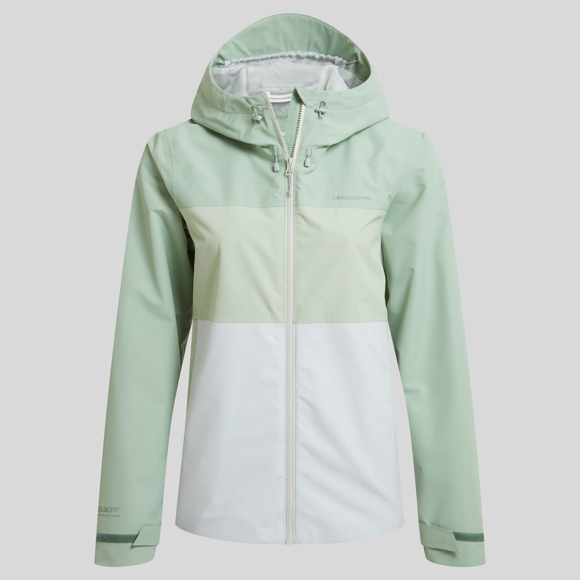 Craghoppers Ladies Kora Waterproof Breathable Wind Resistant Jacket-GREEN