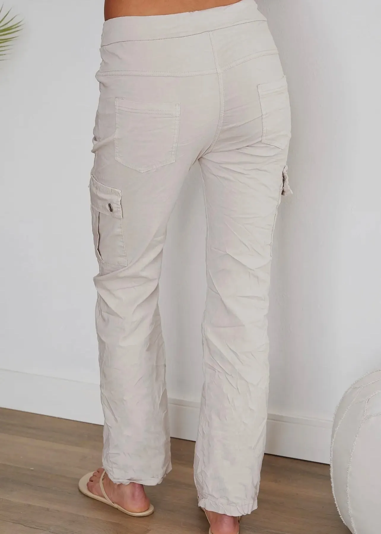 Crinkle Cargo Pants