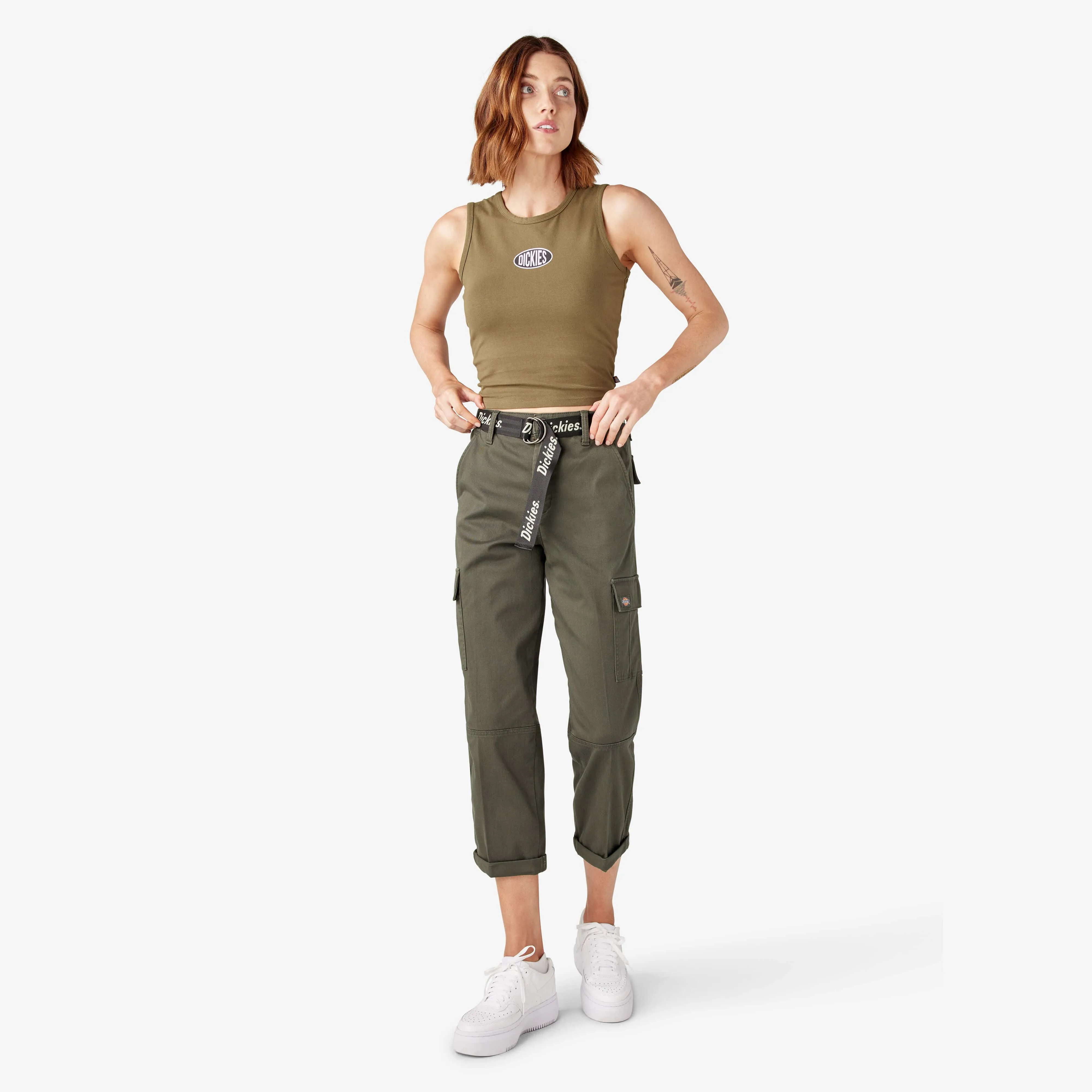 Cropped Cargo Pants