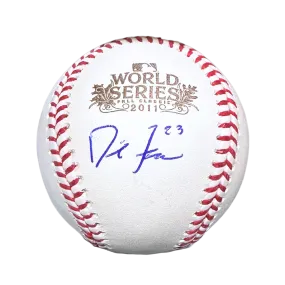 David Freese St Louis Cardinals Autographed 2011 World Series Baseball - JSA COA