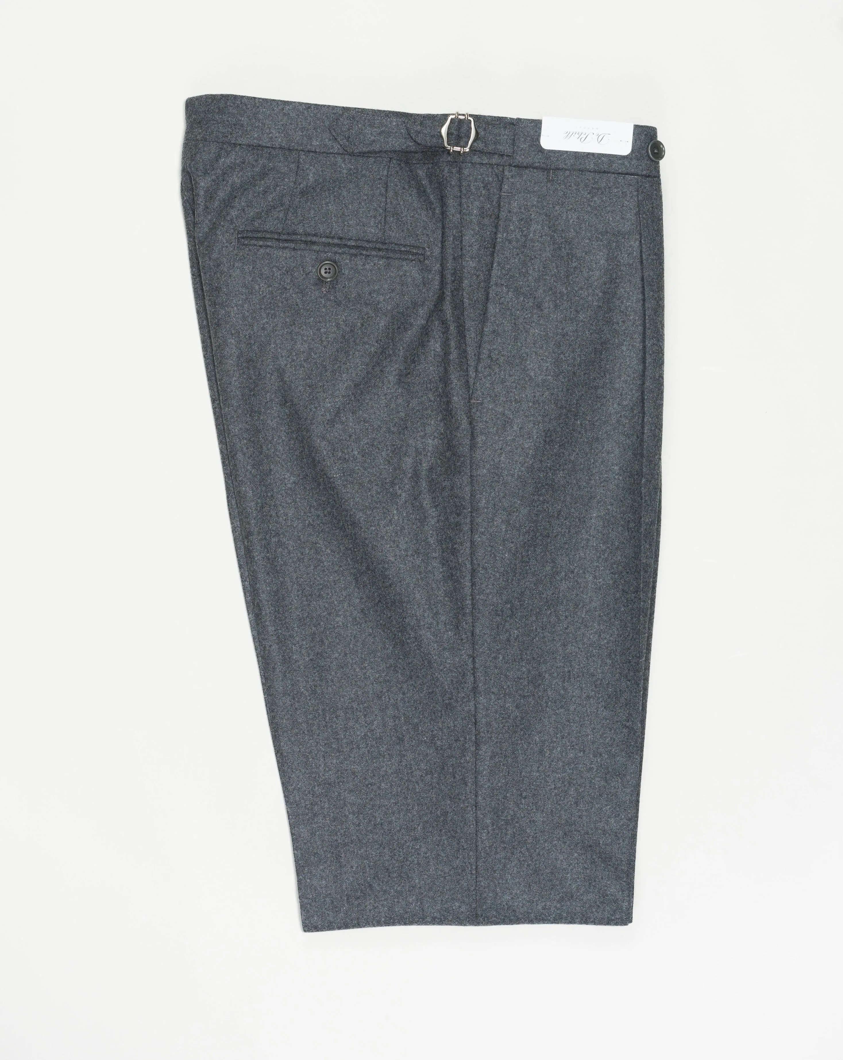 De Petrillo Flannel Trousers / Mid Grey