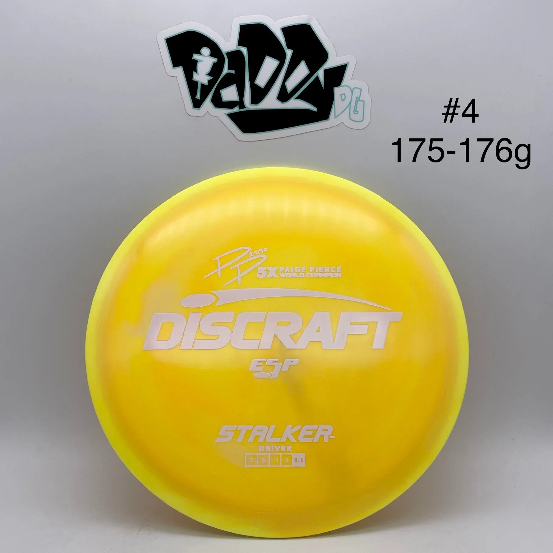 Discraft Paige Pierce 5X ESP Stalker Distance Driver