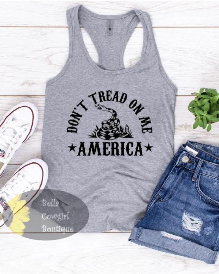 Don't Tread On Me Patriotic Women's Tank Top