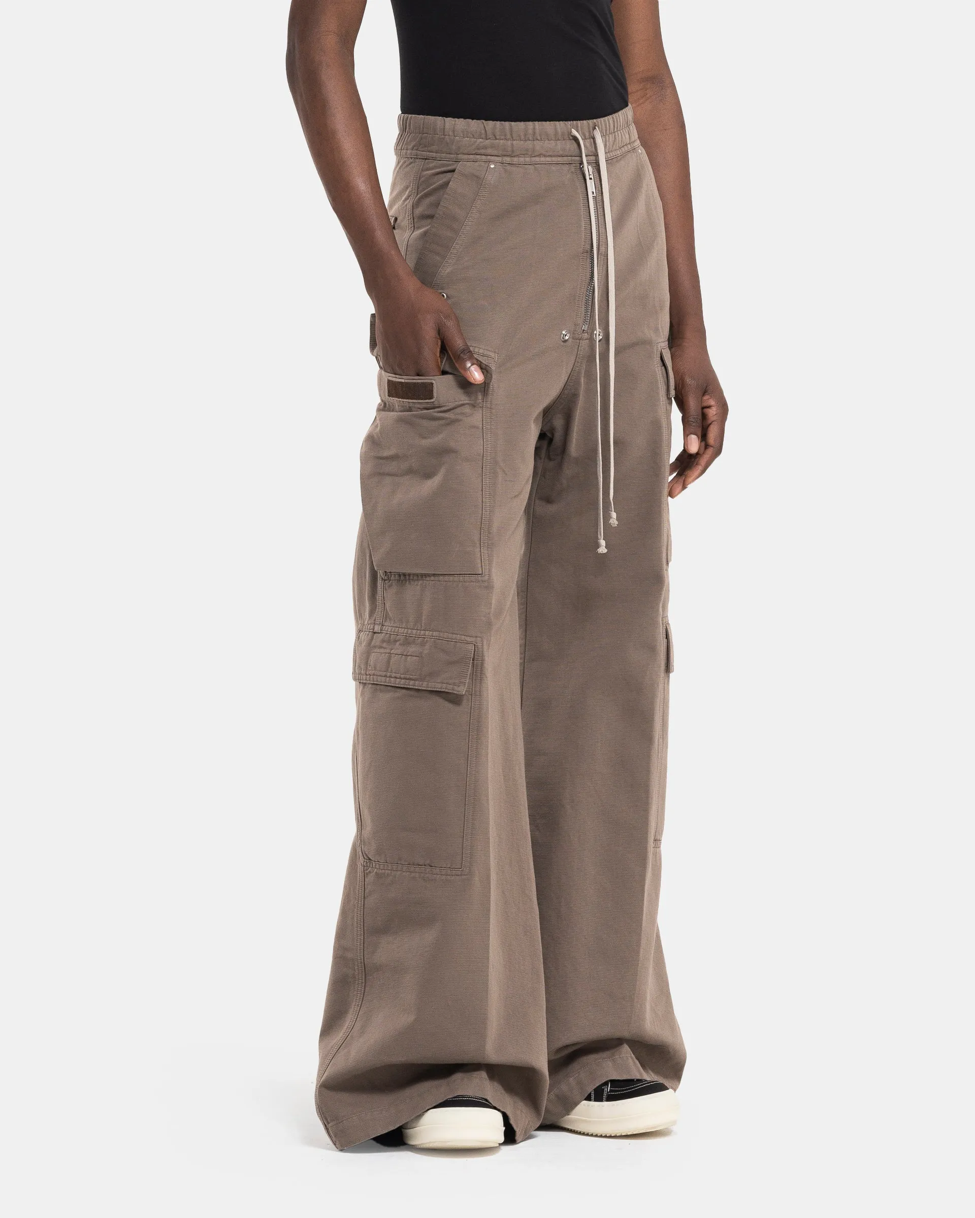 Double Cargo Jumbo Belas Pants in Dust