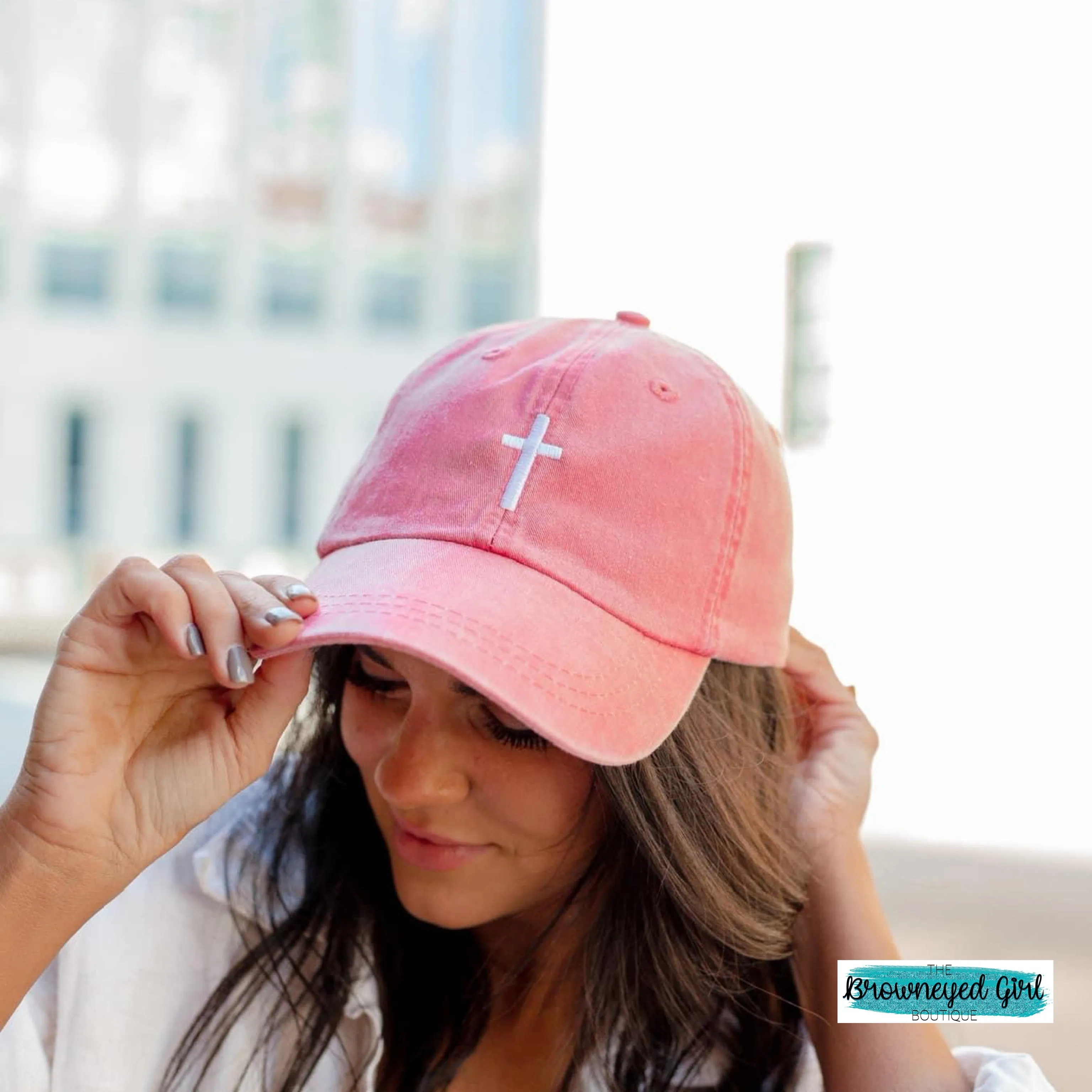 Embroidered Cross Hats