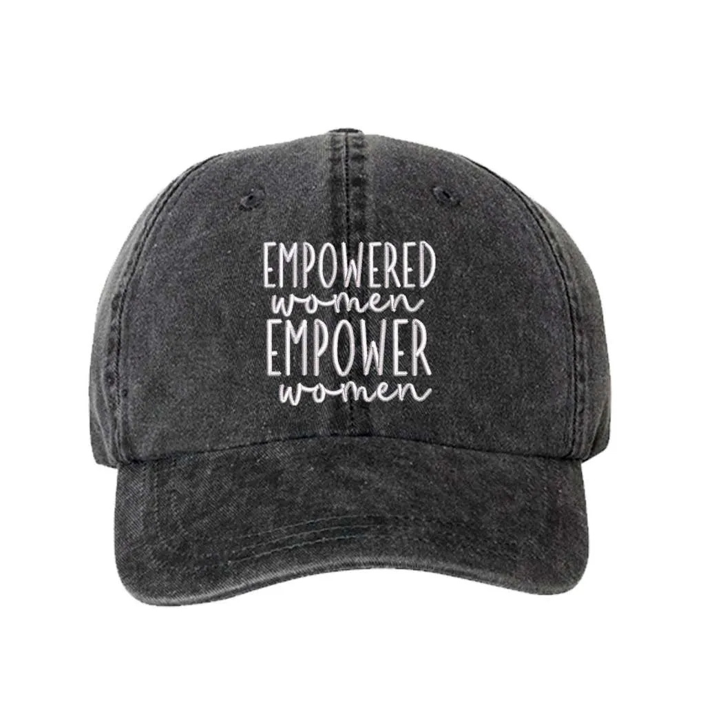 Empower Women Washed Baseball Hat- Empowered Women Baseball Hat