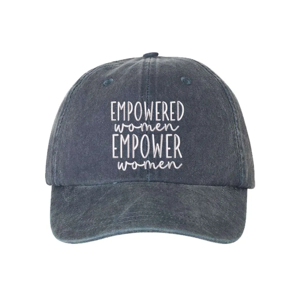 Empower Women Washed Baseball Hat- Empowered Women Baseball Hat